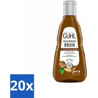 Guhl - Shampooing - Colorshine Brown - 250 ml - paquet économique - 20 pièces