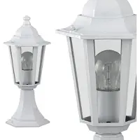 Rabalux Lampe sur pied de jardin 1xE27 Velence blanc 8205