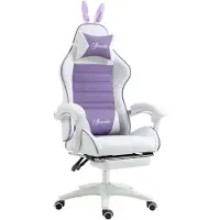 Vinsetto Fauteuil gaming : fauteuil gaming ergonomique avec soutien lombaire