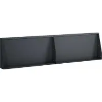 vidaXL Muret de soutènement, 2 pièces, 80 x 12 x 40 cm, acier, anthracite