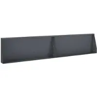 vidaXL Muret de soutènement, 2 pièces, 100 x 12 x 30 cm, acier, anthracite