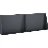 vidaXL Muret de soutènement, 2 pièces, 60 x 12 x 30 cm, acier, anthracite