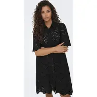 ONLY Robe-chemise 'ONLValais' noir