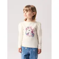 Name it T-Shirt 'NMFKimia' beige clair / mélange de couleurs