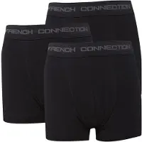 French Connection Lot de trois boxers garçons - Noir