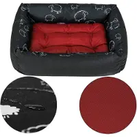 Merkloos Couverture lavable pour chiens, adaptée aux petites, moyennes et grandes races - Taille M, couleur bordeaux