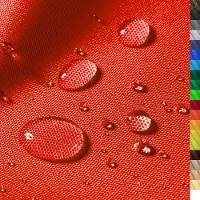 Merkloos Tissu polyester imperméable "Premium", 200 x 160 cm - Rouge