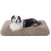 Merkloos Matelas doux pour lit de chien, idéal pour les grandes races, lavable et antidérapant