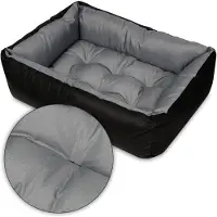 Merkloos Lit pour chien de taille moyenne, adapté aux petits et moyens chiens, lavable