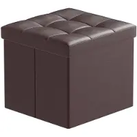 Merkloos Boîte de rangement pliable avec couvercle, dimensions 38x38 cm