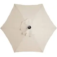 Merkloos Housse de remplacement en polyester pour parasol de jardin