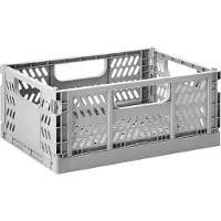 Merkloos Boîte de rangement pliable en plastique recyclé