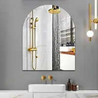 Merkloos Miroir de salle de bain sans cadre, dimensions 50 x 40 cm