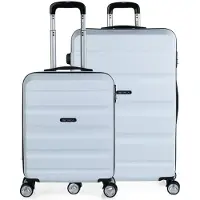Merkloos Valise cabine spacieuse avec 4 roulettes et serrure à combinaison
