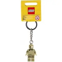LEGO Hommes, Porte-clés, Porte-clés minifigure doré (850807), Or