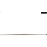 Lucide BRAGA – Plafonnier suspendu – LED avec variateur d'intensité – Température de couleur réglable (CCT) – 1x36 W, 2700 K/4000 K – Détecteur de mouvement mains libres – Couleur : marron café | Premium