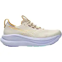 Asics Chaussure de course 'GEL-NIMBUS 28' crème / sable / bleu clair / orange