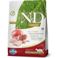 Farmina N&D Prime Adult Cat Neutered Chicken&Pomegranate - Poulet et grenades pour chats adultes castrés - 300g