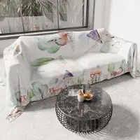 Merkloos Couverture d'été pour lit simple - Microfibre hypoallergénique, motif festif 02