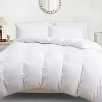 Merkloos Ensemble de housses de couette en microfibre de luxe pour lit king size
