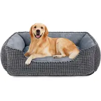 Merkloos Lit pour chien lavable, modèle "Fluffy", dimensions 89x63x23 cm