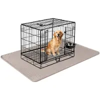 Merkloos Tapis en silicone lavable pour panier de transport de grande taille pour chiens