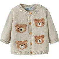 Name it Cardigan 'NBMObase' marron / gris / noir