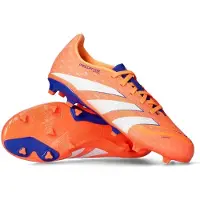 Adidas Chaussures de football Predator League, crampons multi-surfaces, pour enfant, coloris "Signal Coral / Cloud White / Beam Orange"