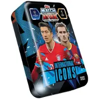 Topps Ligue des champions 2020/21 - 1 boîte métallique (International Icons)