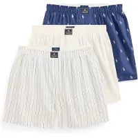 Ralph Lauren Boxers bleu pastel / bleu foncé / blanc