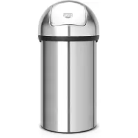 Brabantia Poubelle - Push, 60 L, Acier mat