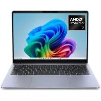 Dell DS14265 KWPYR, ordinateur portable 14 pouces, écran OLED FHD+, processeur Ryzen AI 7 445 (4,6 GHz), 512 Go de stockage