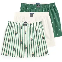 Ralph Lauren Boxers bleu marine / marron / vert foncé / blanc