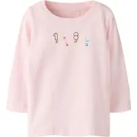 Name it T-Shirt 'NBFLYNA' bleu clair / brun foncé / rose