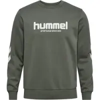 Hummel Sweat de sport gris / blanc