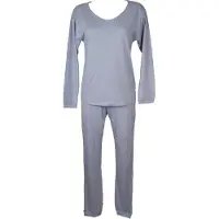 Ragno Pyjama femme à manches longues , référence D463N2, 2 - SECONDA, 50 % coton, 50 % modal