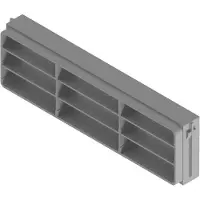 Meltem Grille d'aération M-WRG-II LG - 200143