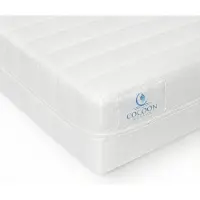 Merkloos Matelas en bambou de qualité supérieure, 140x190 cm, orthopédique et lavable