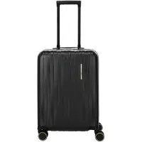 Merkloos Valise en mousse rigide avec serrure TSA, couleur noire