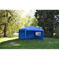 Merkloos Pavillon de jardin pliable avec protection UV et parois latérales