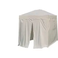 Merkloos Pavillon de jardin pliable, dimensions 2 x 2 mètres, imperméable, avec parois latérales