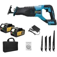 OEM Reciprocating Saw, puissance 3000W, vitesse de coupe 10000 SPM, 2 batteries