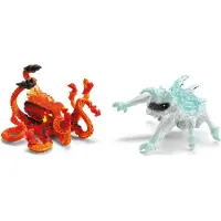 Schleich 70826 Créatures Eldrador : Duo de figurines Pieuvre de lave contre Insecte des glaces pour enfants de 6 ans et plus
