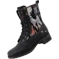Mustang Damen Stiefelette Schwarz 15M0062015-black