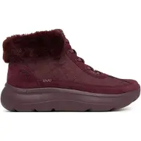 SKECHERS pour femme. 144844 Bottines Slip-Ins: On-The-GO Encore - Cozy Fit Maisie bordeaux (37), Cuir, Plat, Lacets, Casuel, Grenat