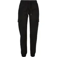 Urban Classics - Pantalon de jogging pour femmes, modèle TN571 (taille 5XL, coupe standard), couleur noire
