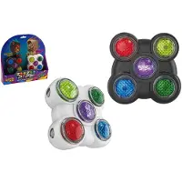 Johntoy Spielekonsole zoozoo Pops Duo Battle 4 in 1, Gaming rétro, Blanc, Noir