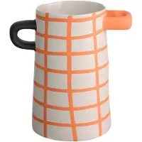 Asa selection rayu Vase, orange kariert Ø 11 cm, 84822130