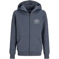 Jack & Jones Kids Junior Veste de survêtement bleu marine / bleu foncé / greige / blanc