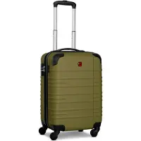 Markenlos Valise cabine pour femmes et hommes | Petite valise à roulettes de 37 x 23 x 53 cm en matériau ABS résistant | Extensible et avec poignée télescopique | Série Amplar Evo